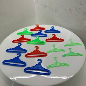 Vintage Lot Of 15 Barbie Doll Clothes Clothing Hangers